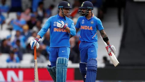 former Indian captain MS Dhoni  &