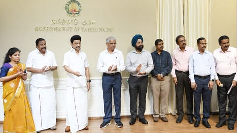 Chief Minister MK Stalin on Tuesday inaugurated projects of Chennai Metro Water Supply and Sewerage Board