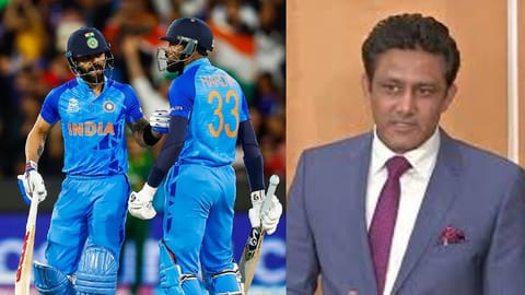 Virat Kohli & Hardik Pandya; Anil Kumble