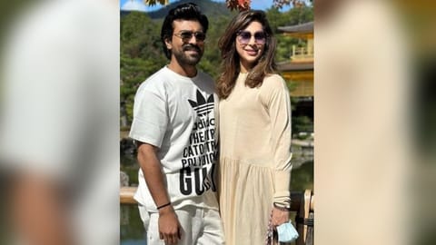 Ram Charan with Upasana