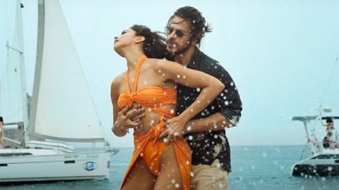 Screen grab from Besharam Rang song video