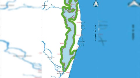 1996 base map of Ennore