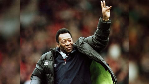 The legendary Brazilian soccer star Pele