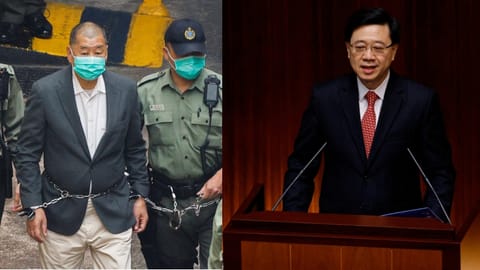 Jimmy Lai and John lee
