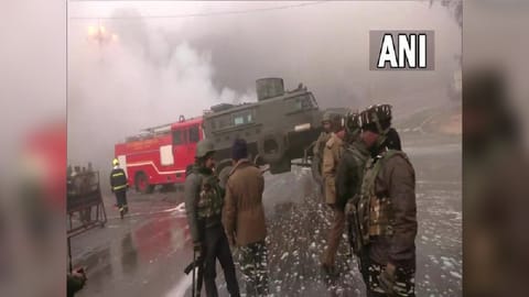 Visuals from Sidhra area of Jammu where an encounter took place