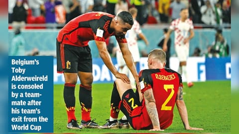 Belgium knocked out after a 0-0 draw with Croatia