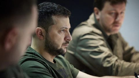 Ukrainian President Volodymyr Zelensky