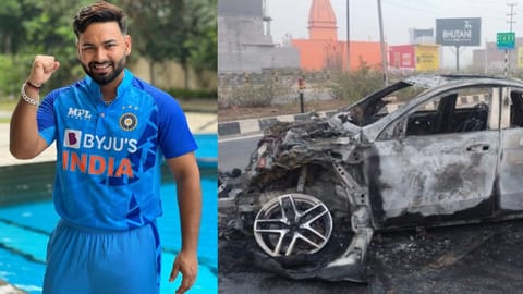 Rishabh Pant; Visual from the spot