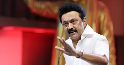 Chief minister and DMK president MK Stalin