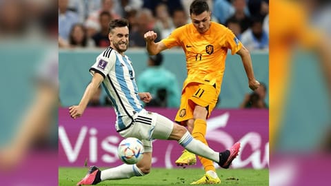 A visual from the match