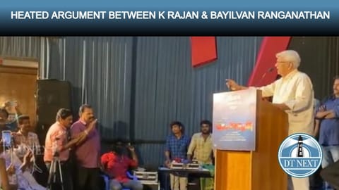 Heated argument between K Rajan & Bayilvan Ranganathan