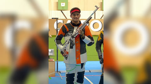 Indian shooter Rudrankksh Patil