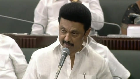 Chief Minister M K Stalin in Tamil Nadu Legislative Assembly 2023
