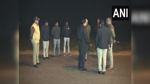 Delhi Police Officials during the probe