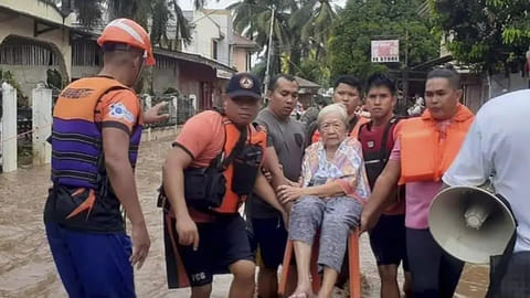Massive flood in Philippines