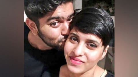Shraddha Walker with accused Aftab Poonawala