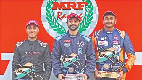 Salem’s Sai Sanjay steals the thunder in MRF F2000 race