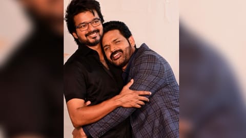 Actors Vijay and Shaam