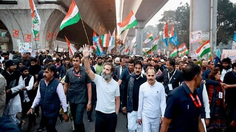 Congress leader Rahul Gandhi's Bharat Jodo Yatra