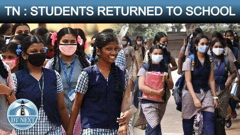 Schools reopen for classes 6-12 in Tamil Nadu