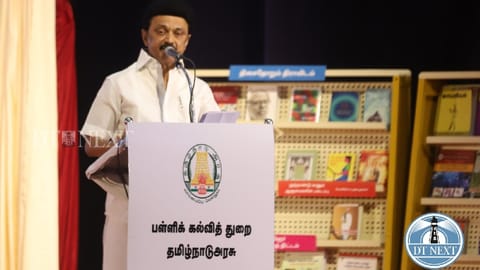 Chief Minister MK Stalin at the inauguration of Chennai Literary Festival