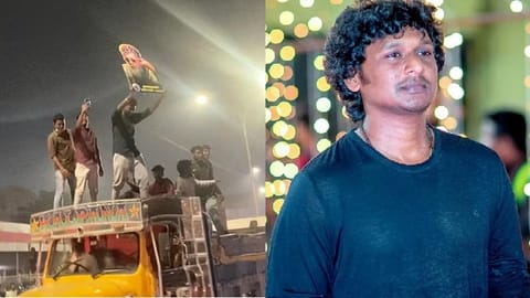 Visuals from the spot, Lokesh Kanagaraj