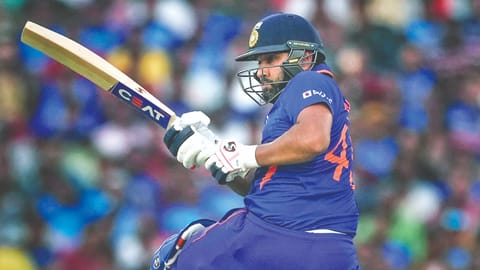 Indian captain Rohit Sharma