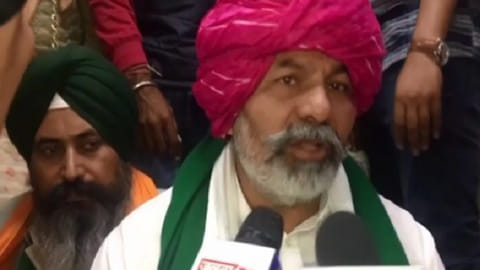 BKU leader Rakesh Tikait