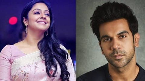 (L -R): Jyothika; Rajkummar Rao