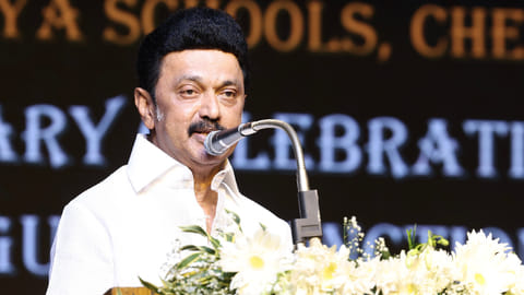 Chief Minister M K Stalin