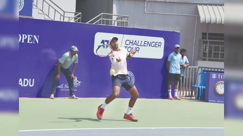 Sumit Nagal dominated the match from the get go