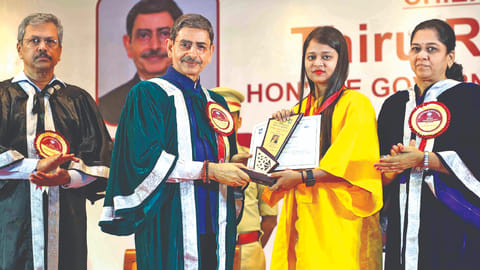 Governor N Ravi at the 35th Graduation Day of PSG College in Coimbatore