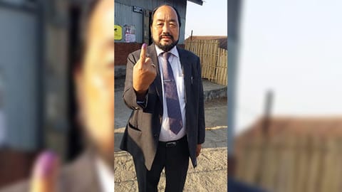 Nagaland Deputy Chief Minister and BJP leader Yanthungo Patton