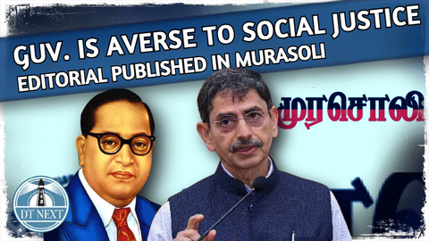 Guv using Ambedkar as facade to find fault with social justice: DMK