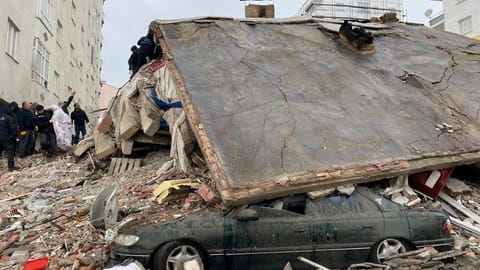 A major earthquake of magnitude 7.9 struck central Turkey and northwest Syria on Monday