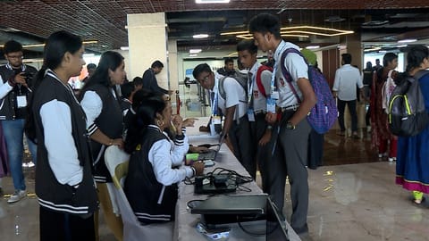 Students at ?Techno Central?
