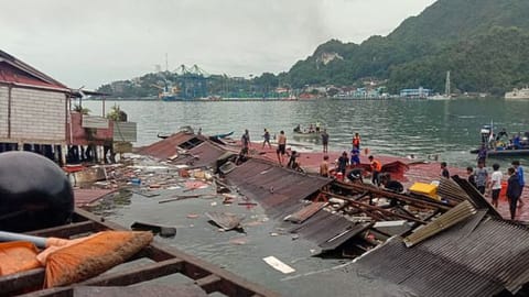 The US Geological Survey said the magnitude 5.1 earthquake hit residential areas in Jayapura, near Papua's northern coast