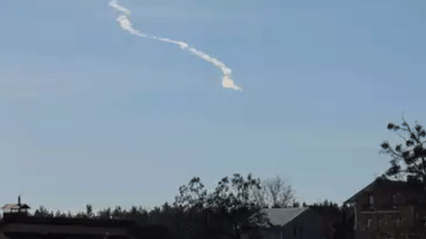 Two explosions were heard in a west Ukrainian city as the country faced a new Russian missile salvo, local government officials said.