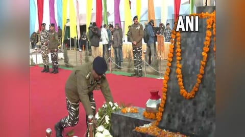 Visual from the wreath laying ceremony