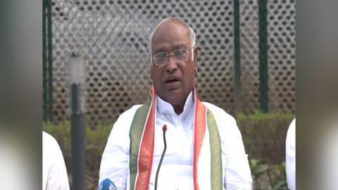 Congress president Mallikarjun Kharge