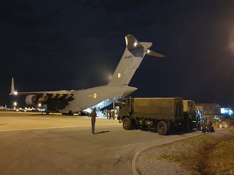 India sends humanitarian assistance to Turkey, Syria