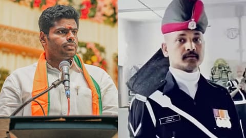 K Annamalai (L), Armyman Prabhu (R)