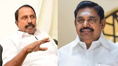 TVK leader KA Sengottaiyan,AIADMK general secretary  Edappadi K Palaniswami