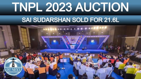 TNPL 2023 Auction: Sai Sudarshan sold for 21.6L