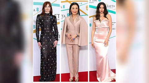 (Left to right) Sophie Turner; Michelle Yeoh; Ana de Armas