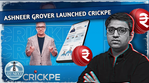 Ashneer Grover launched a fantasy sports app called CrickPe