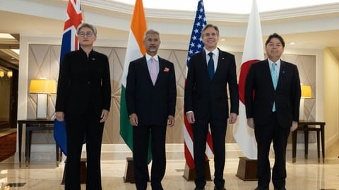 Delegates at the Quad Foreign Ministers meet