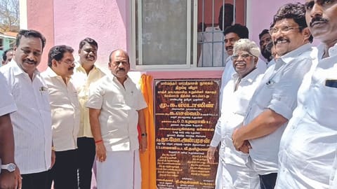 Following several requests from members of the public to build a new library, Rs 20 lakhs from the MP?s development fund was allocated for the same