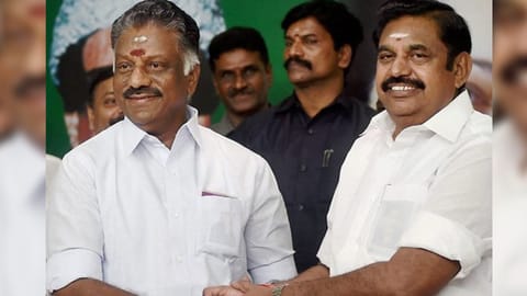 O Panneerselvam and  Edappadi K Palaniswami