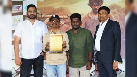 A.R. Murugadoss during a promotional event for his upcoming production 'August 16, 1947'